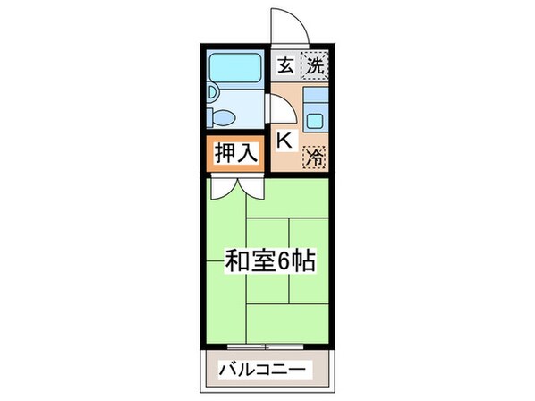 サンパレス西国の物件間取画像